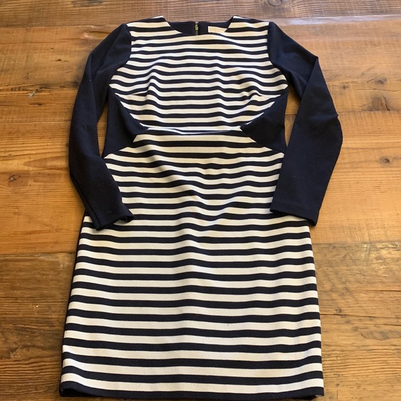 Michael Kors Navy White Stripe Women’s Dress - Picture 1 of 4